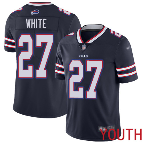 Youth Buffalo Bills #27 Tre Davious White Limited Navy Blue Inverted Legend NFL Jersey